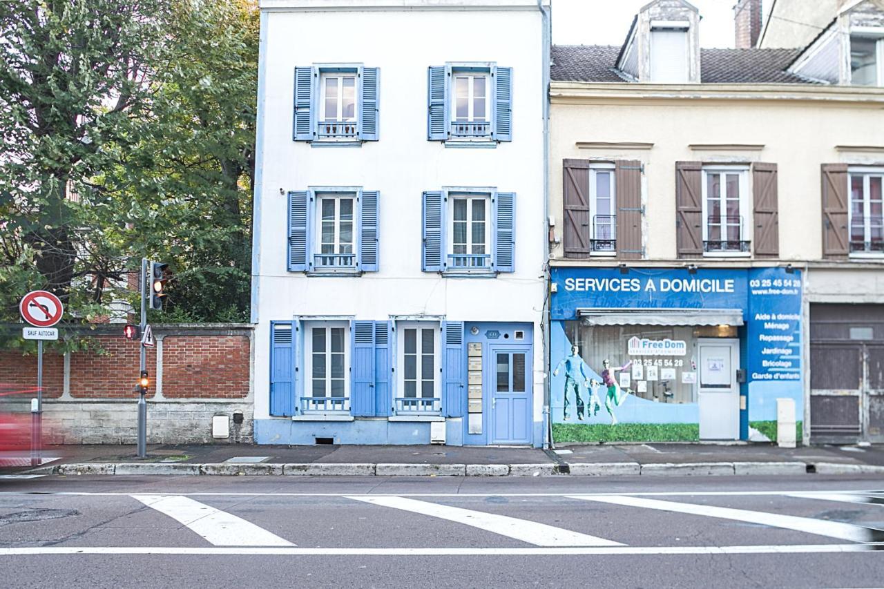Le Cosy Pasteur 5 Min Hypercentre Parking Public Gratuit A Proximite Apartamento Troyes Exterior foto