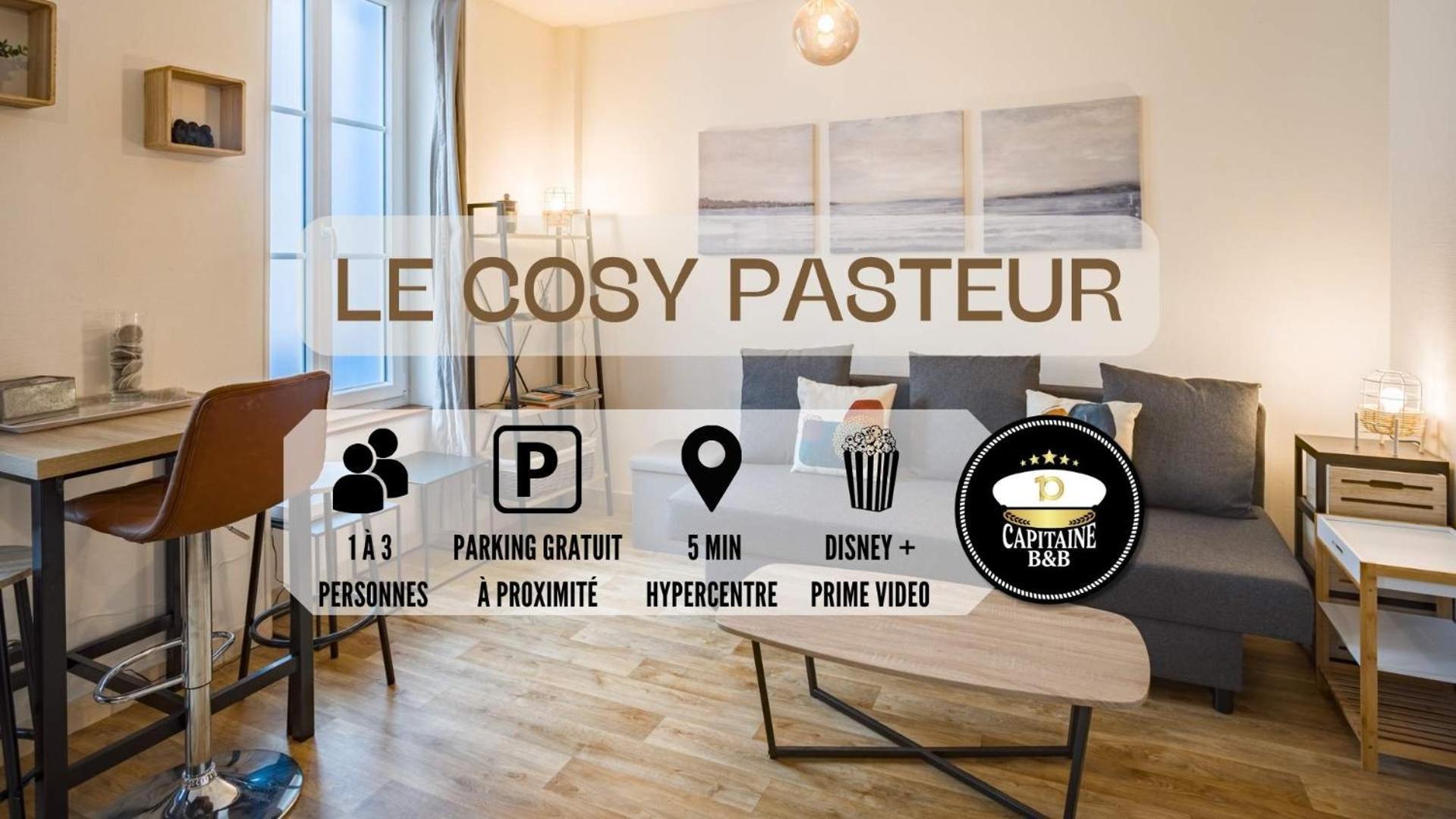 Le Cosy Pasteur 5 Min Hypercentre Parking Public Gratuit A Proximite Apartamento Troyes Exterior foto